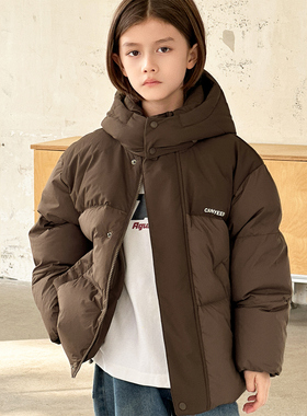 男童羽绒服短款2025冬季新款加厚儿童羽绒服女童亲子装外套C4869