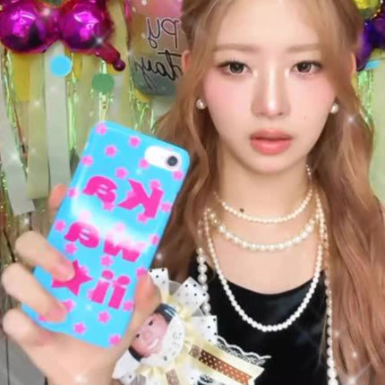 韩国直井怜同款手机壳17适用iphone17promax苹果16手机壳14promax高级11甜酷12少女心13亮面17少女心