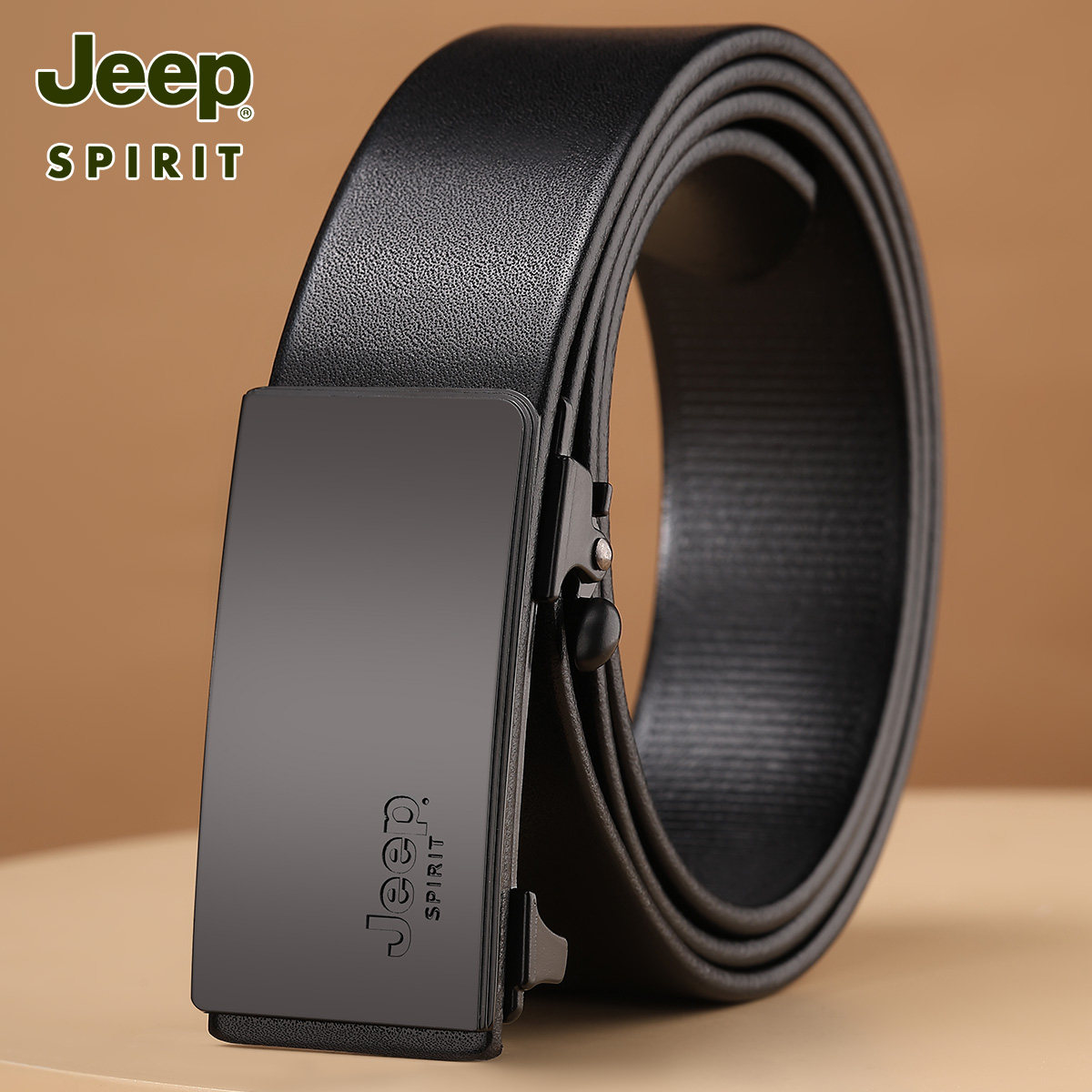 JEEPSPIRIT商务高档腰带男