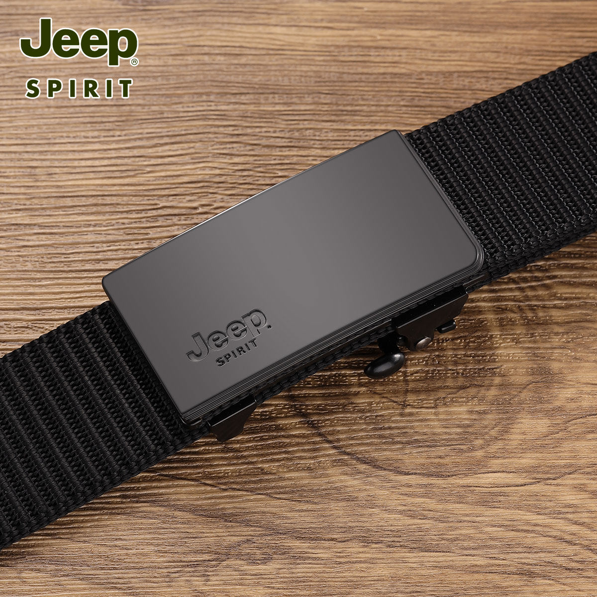 JEEPSPIRIT男帆布休闲腰带