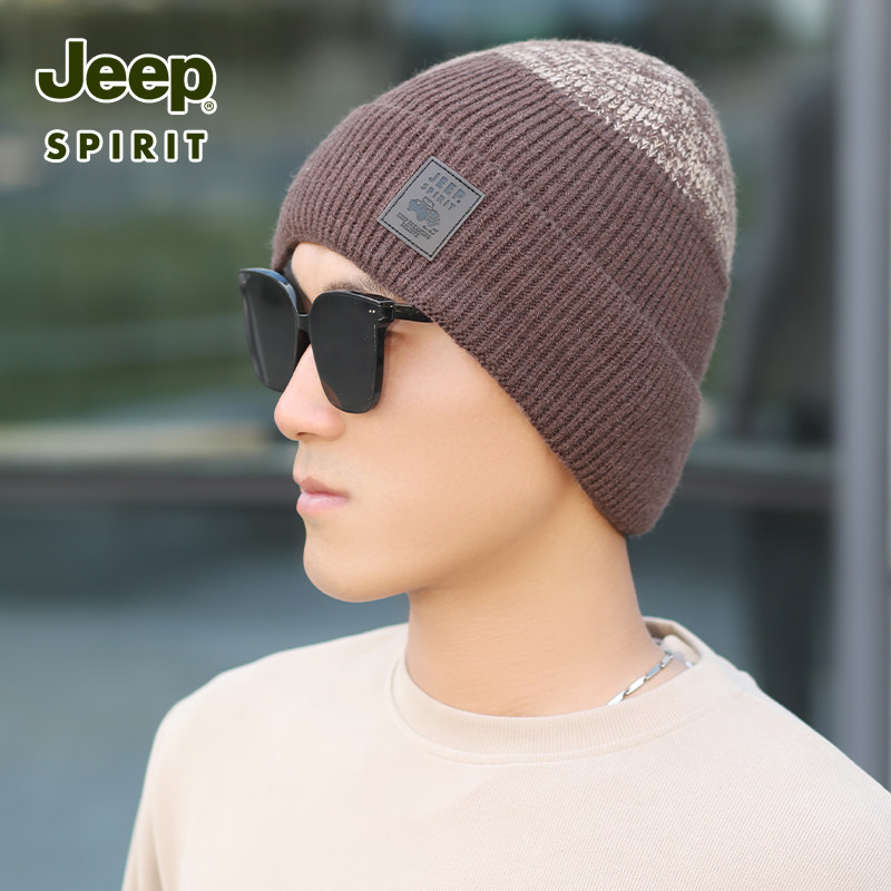 JEEPSPIRIT毛线帽冬季冷帽