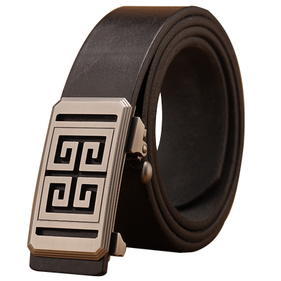 JEEPSPIRIT男牛皮内穿式自动扣