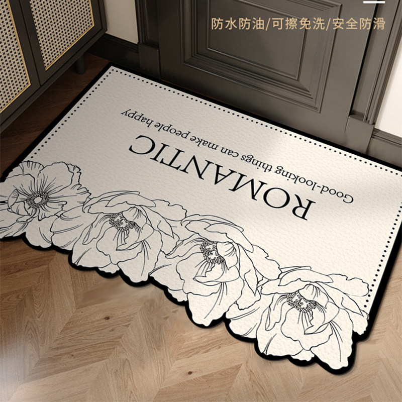 法式小香风异形入户门地垫