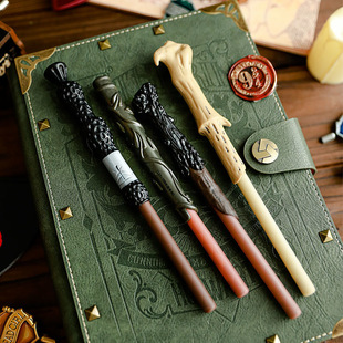 哈利波特周边魔杖笔赫敏圆珠笔道具中性笔文具邓布利多伏地魔礼物