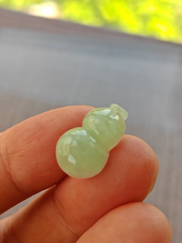 葫芦吊坠冰种缅甸玉A货翡翠批发价 小葫芦挂件