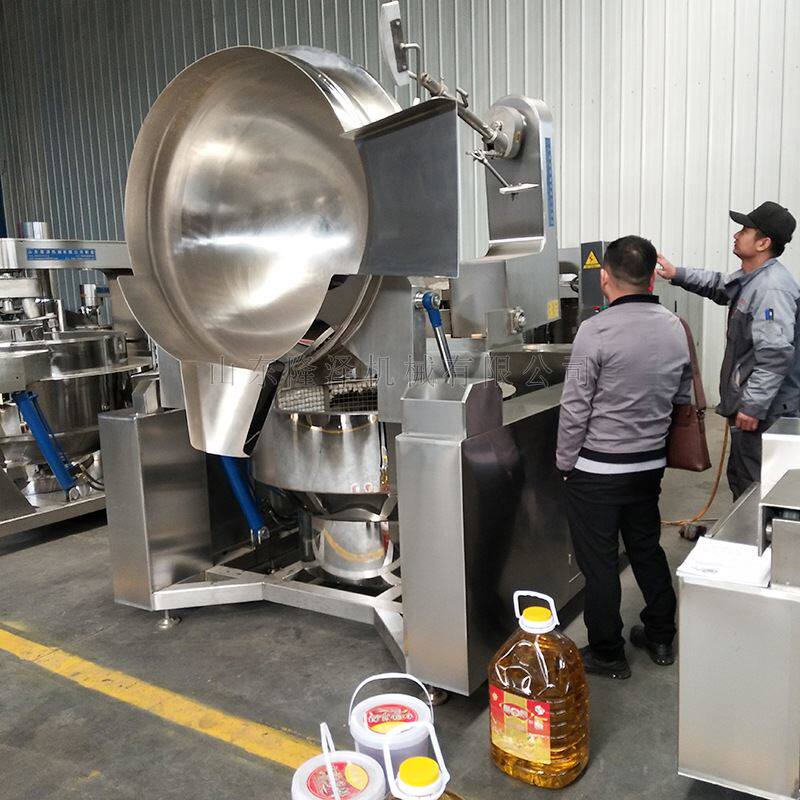 麻辣酱香辣酱行星搅拌炒锅 辣椒酱生产加工机器设备 不糊锅