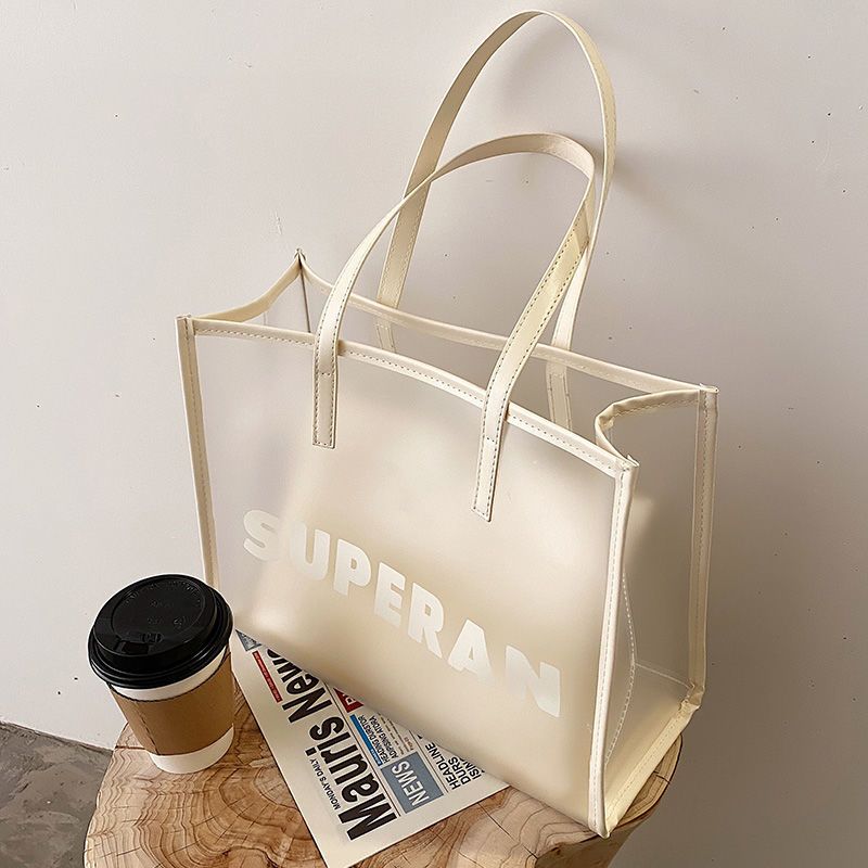 时尚大容量透明大包包女2