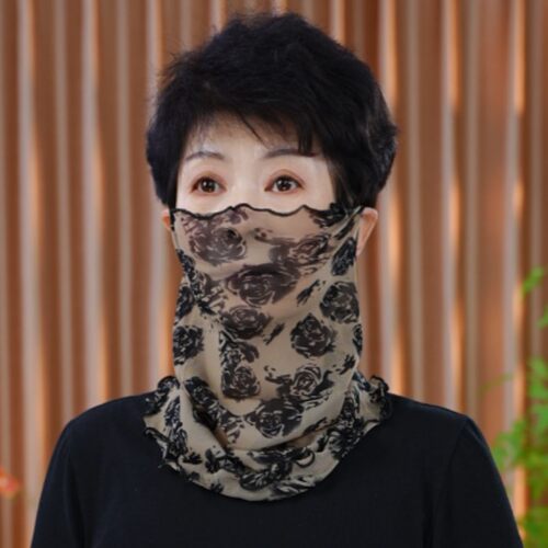 暖暖防晒面罩围脖式女薄款护颈