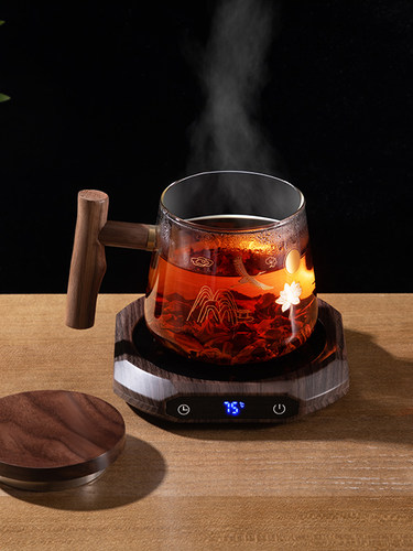 智能加热杯垫55度可调温度自动恒温热牛奶神器加热水杯暖杯底座茶