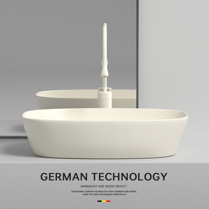 奶油风洗手盆高级陶瓷台上盆洗手盆阳台洗手盆卫生间洗脸盆,家装主材,台上盆,淘宝优惠券,粉丝福利购,淘宝优惠卷