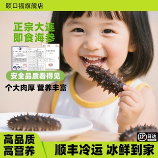 颐口福即食海参正宗大连海参辽刺参鲜食海参营养滋补年货礼盒送礼