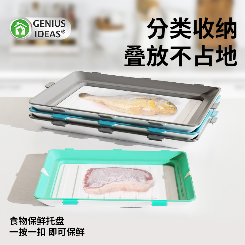 冰箱真空保鲜托盘食品级密封