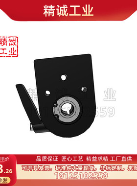 梯形丝杆用防转动带座轴承组件LKF61 DPQKB DPQK 12 14 15 17 20