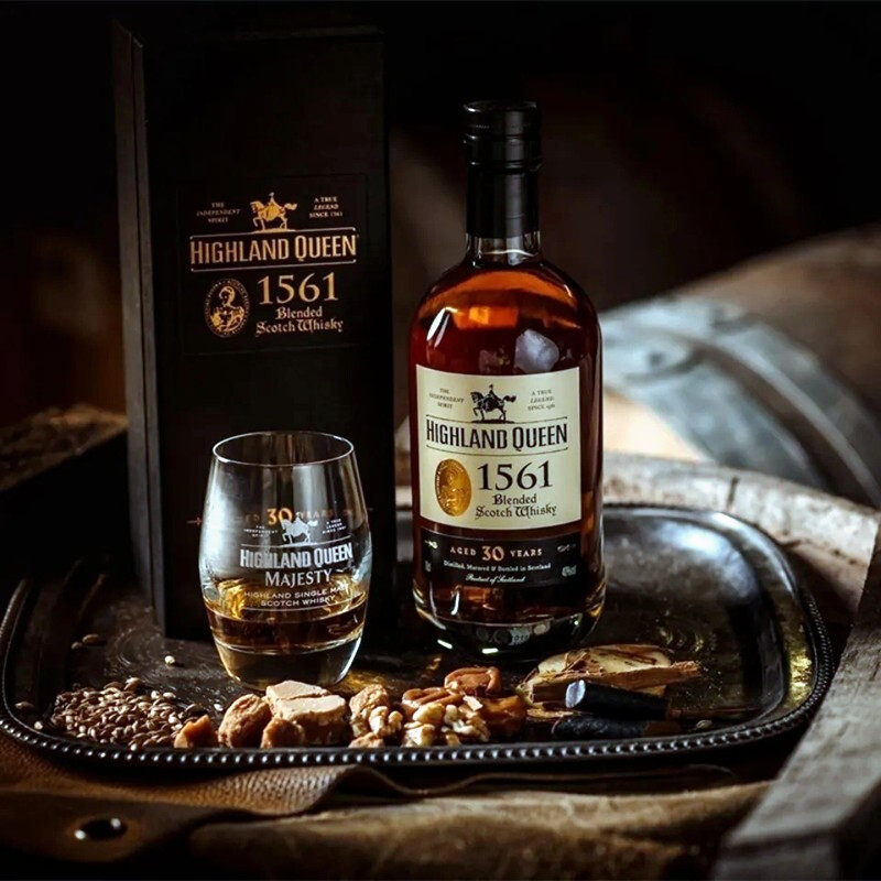 高地女王苏格兰30年调和威士忌英国进口700ml洋酒礼盒