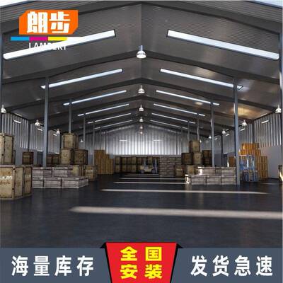 厂家工厂车仓库工业GCB厂间房地胶防火阻燃耐胶磨塑c 商用pv地板