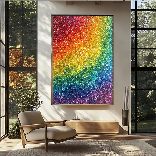 现代轻奢立体水晶钻琉璃装饰画