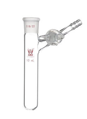 具支磨口反应管 玻璃节门 schlenk管 反应瓶 10/25/50/100/200ml