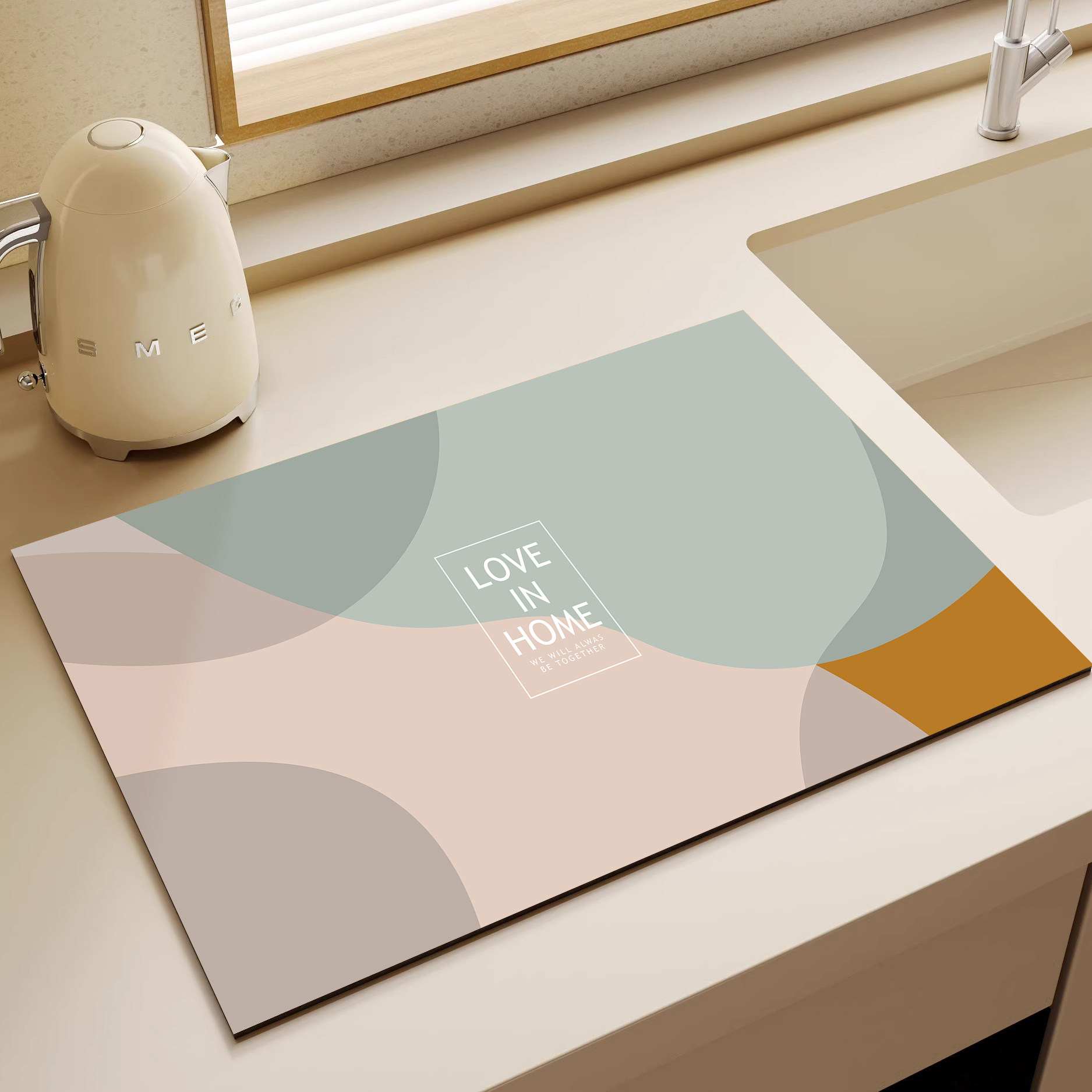 高级感厨房台面沥水垫硅藻泥吸水垫碗盘垫卫生间干湿分离洗手台垫,居家布艺,餐垫,淘宝优惠券,粉丝福利购,淘宝优惠卷