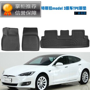 Tesla 脚垫TPE适用 防水防滑 适用于特斯拉model 3 17-19