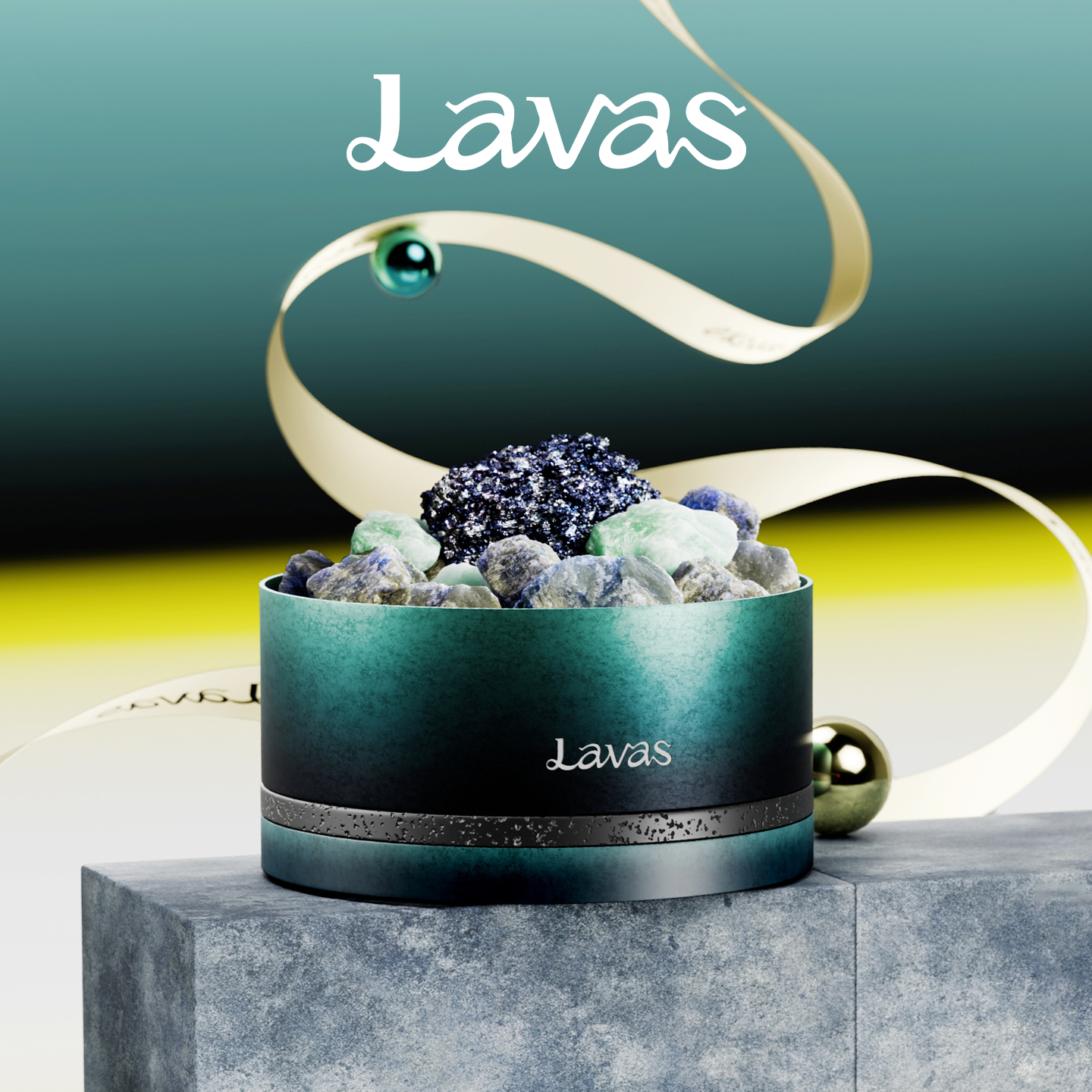 【新品上市】Lavas扩香石极光微醺 无火香薰晶石香氛礼盒圣诞礼物