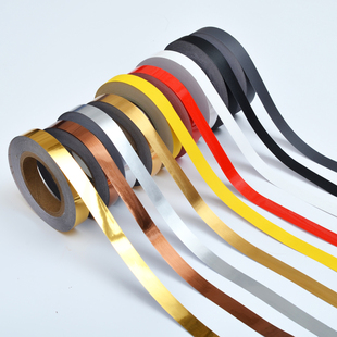 自粘美缝贴条衣整体橱柜门边框装饰金银黑色贴纸背景石膏线艺术美