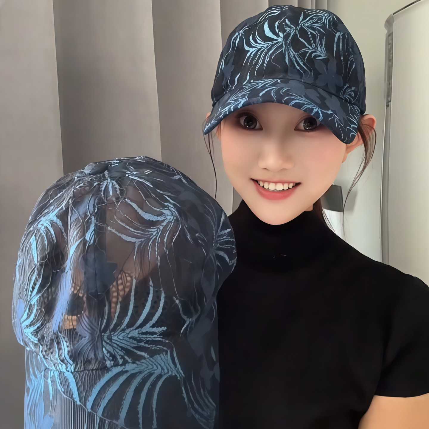2026新款蕾丝软顶女士棒球帽大