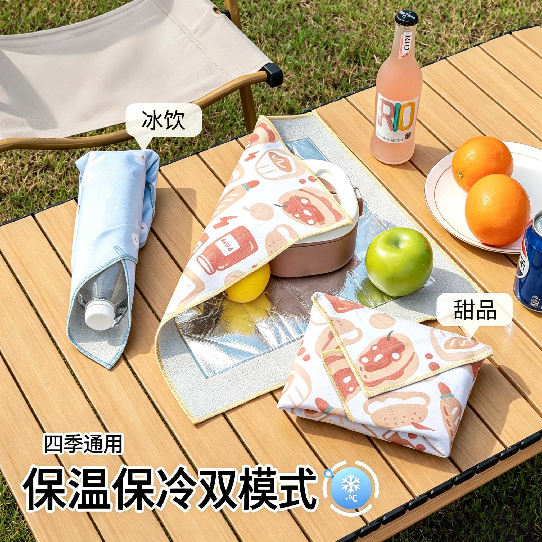 百布贴带铝箔保温锡纸自粘布饮料