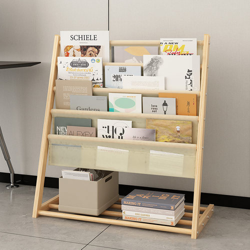 宝宝绘本简易书架玩具收纳架