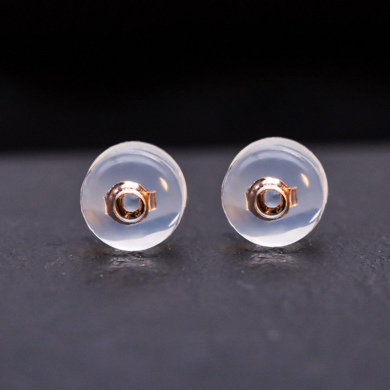 18k金耳堵硅胶耳扣耳钉塞防掉防滑高级固定纯金750黄金后塞,珠宝/钻石/翡翠,耳饰,淘宝优惠券,粉丝福利购,淘宝优惠卷