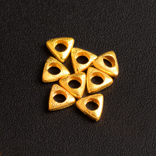 语瑶18k古法金碎金子配件隔片