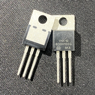 肖特基二极管 B30H100G MBR30H100CTG ON TO-220全新原装现货直拍