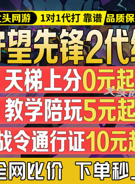 守望先锋OW2代打代练战令代肝陪玩排位上分定级通行证国服竞技