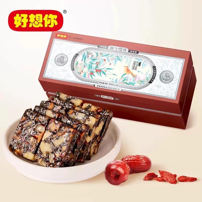 好想你阿胶糕300g即食东阿胶生惯养礼盒装固元膏滋补营养特产