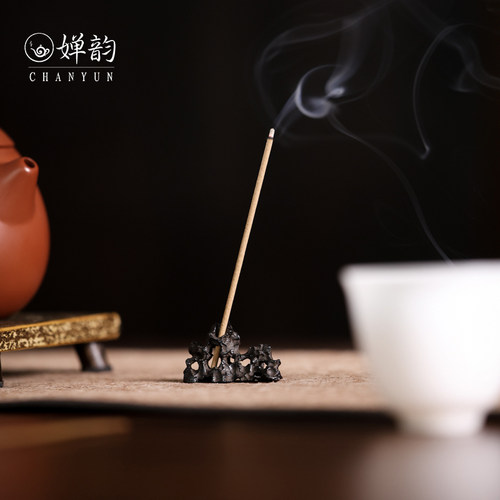 婵韵藏王堂铸铁太湖石线香香插