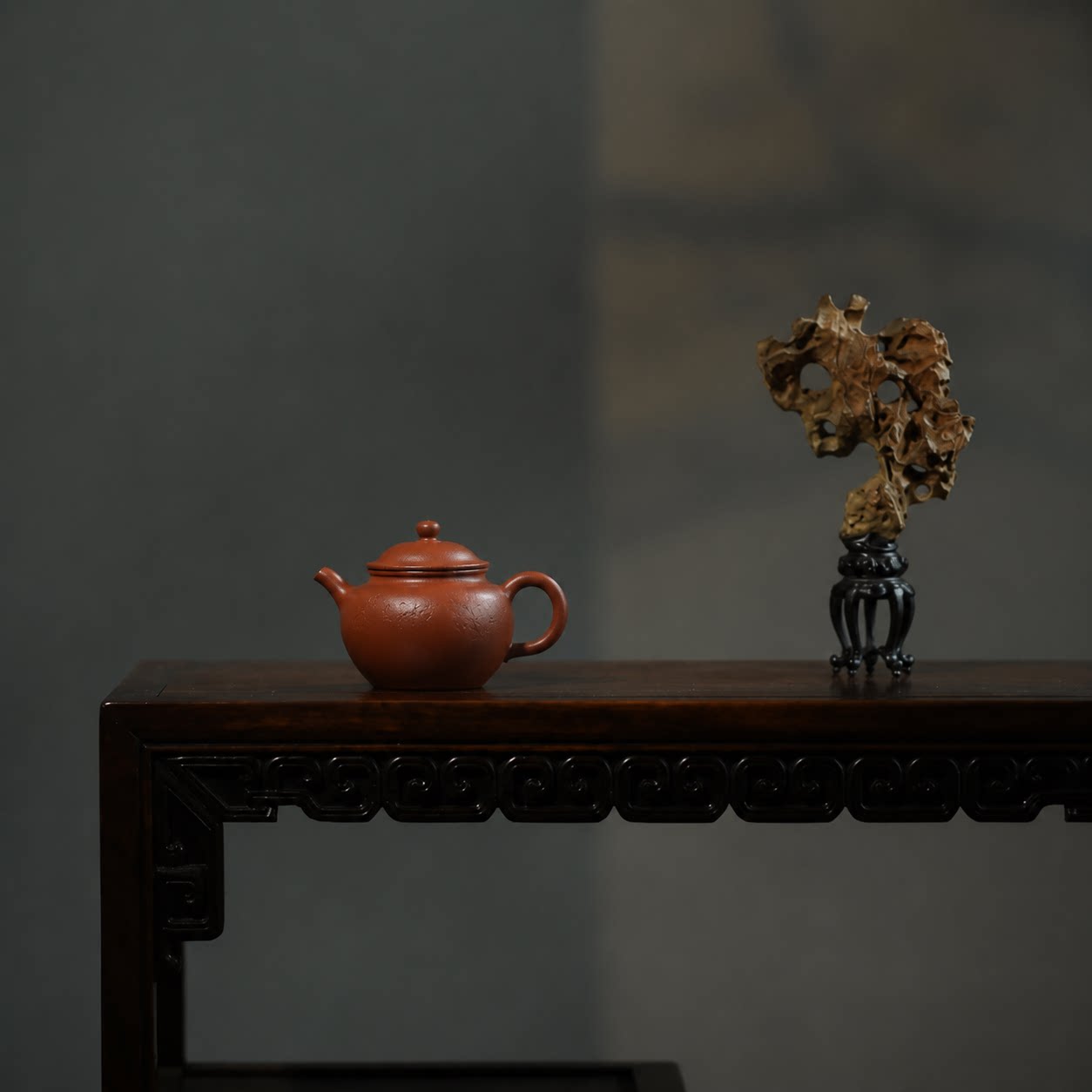 香玉堂茶具宜兴紫砂朱泥壶秋水壶