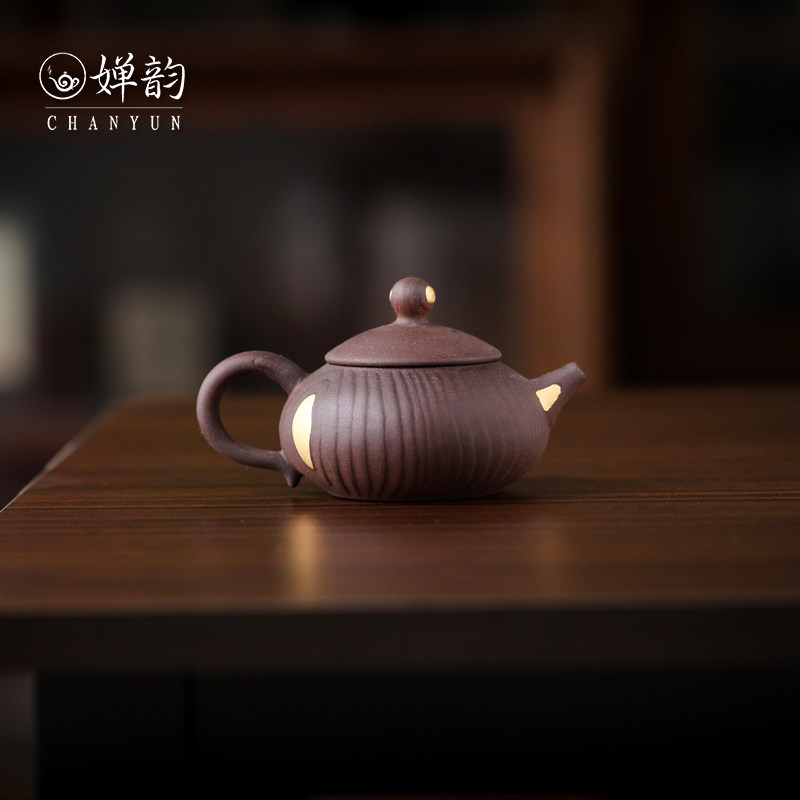 黄丽君茶具老陶泥岩趣年轮西施壶