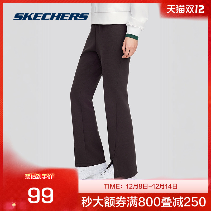 斯凯奇女子三文治空气层运动长裤