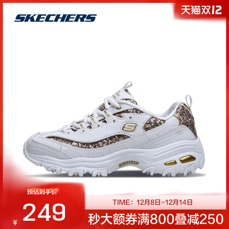 D'LITES系列时尚绑带运动鞋，修饰腿部线条