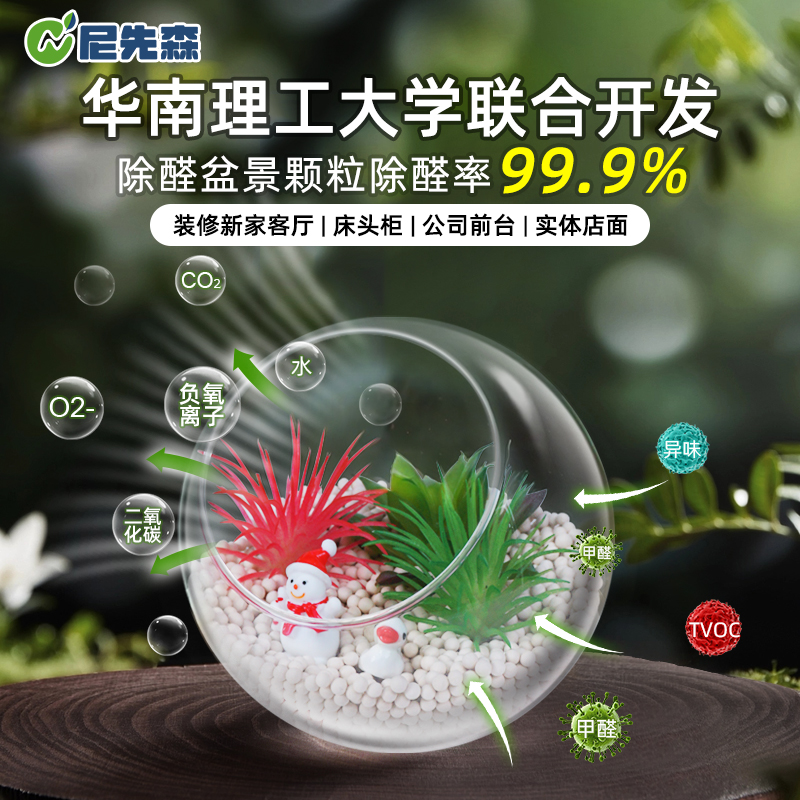 仿真绿植除甲醛盆景颗粒净化空气