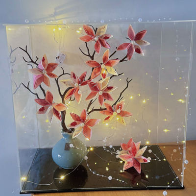 母亲节礼物生日礼物发财树有钱花束全套材料包蝴蝶永生花网红520