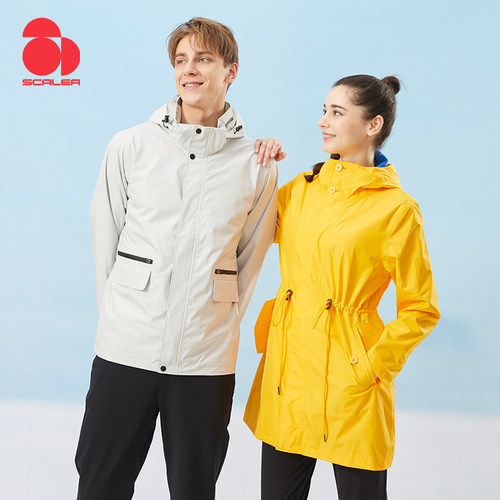 思凯乐户外冲锋衣女款徒步外套男