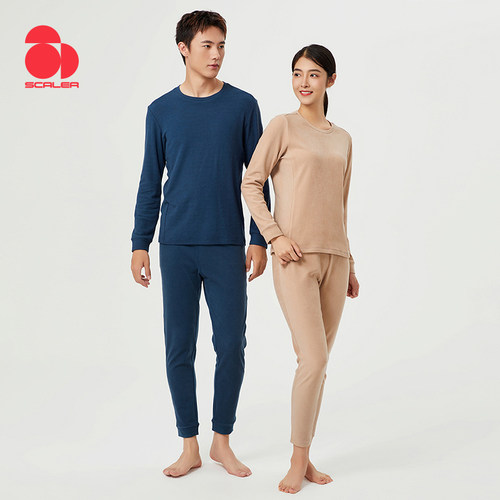 思凯乐抓绒衣裤套装秋冬保暖内衣