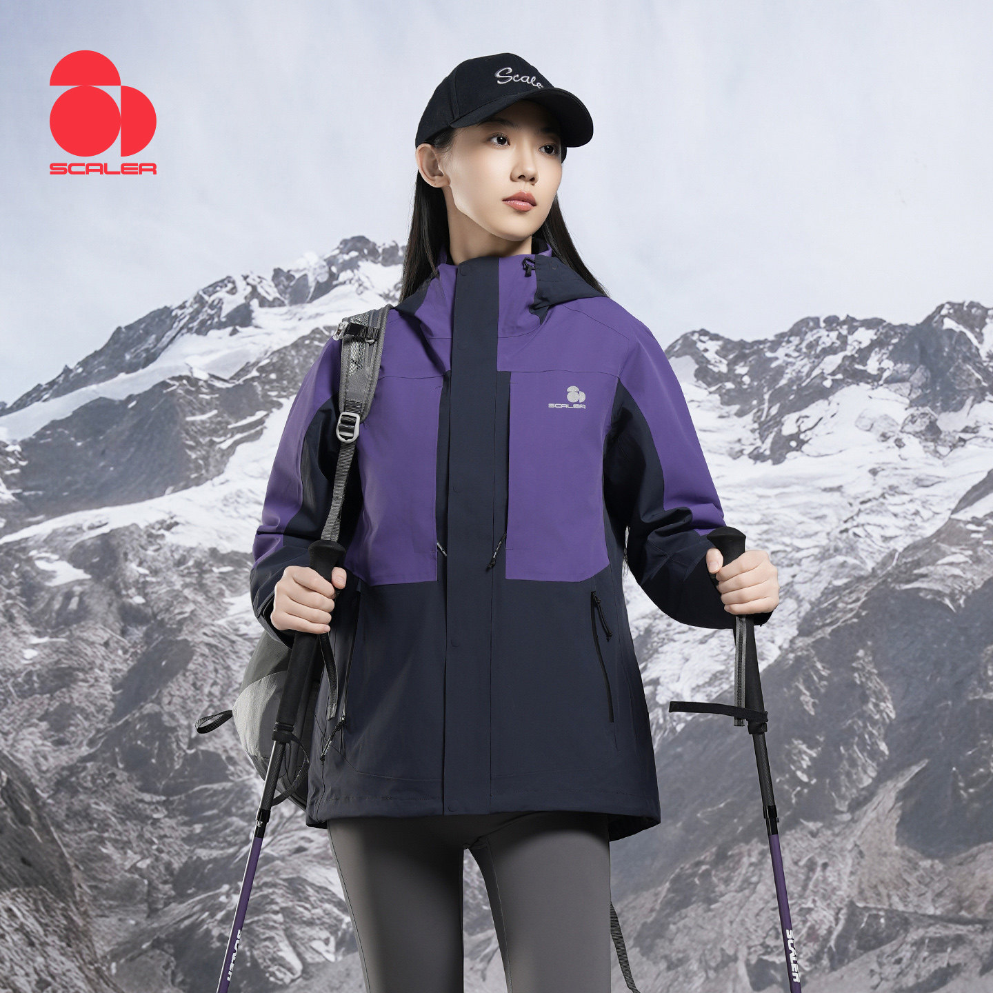 SCALER思凯乐户外冲锋衣三合一男女款外套防水防风金标P棉登山服,户外/登山/野营/旅行用品,冲锋衣,淘宝优惠券,粉丝福利购,淘宝优惠卷