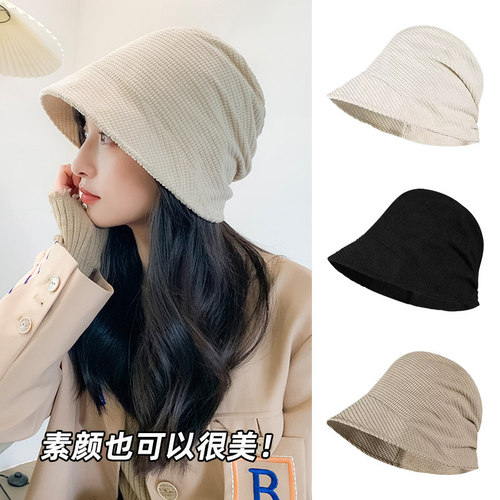春夏产妇外出帽子产后化疗后秋