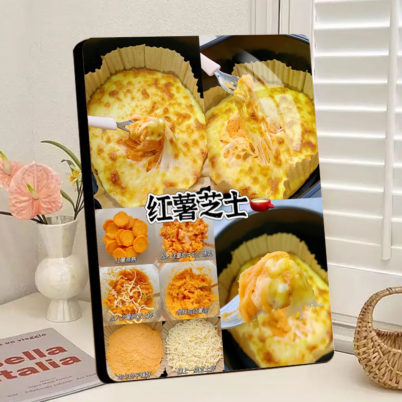 芝士焗红薯美食桌面摆件小吃店奶茶店菜品展示摆件甜品店宣传摆件