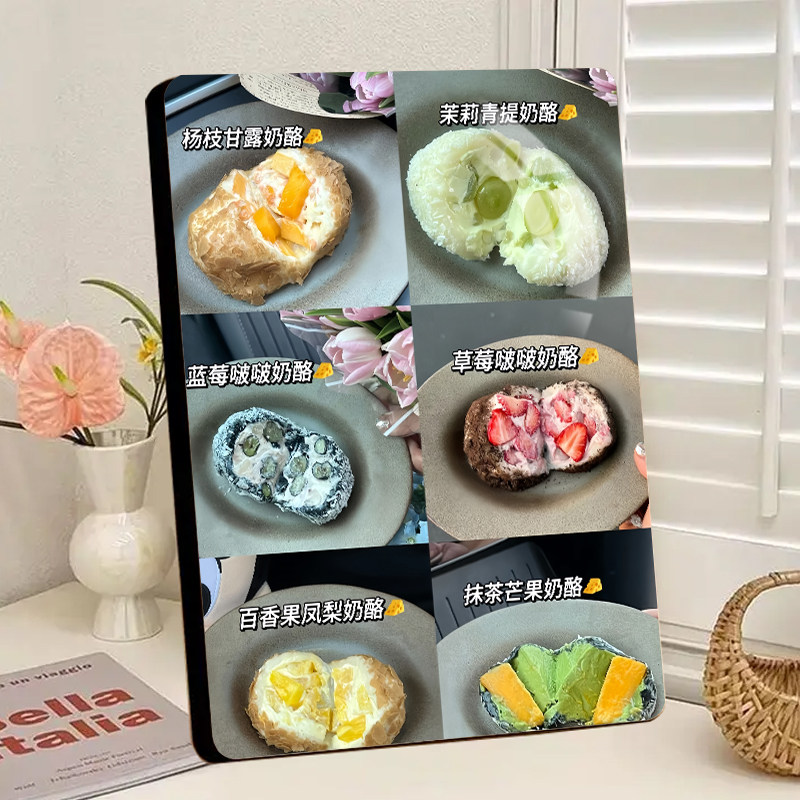 奶酪装饰画相框摆件宣传摆台美食店创意餐边柜玄关精致摆台可定制