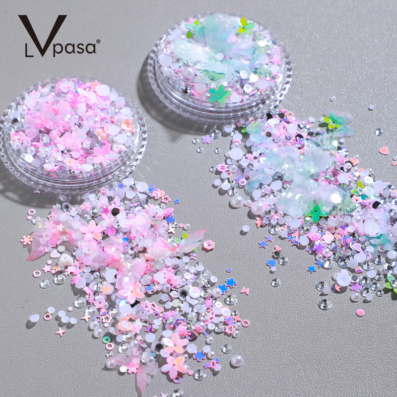 蝴蝶妆容贴纸演唱会脸贴音乐节脸上贴饰品水钻贴纸免胶水指甲装饰