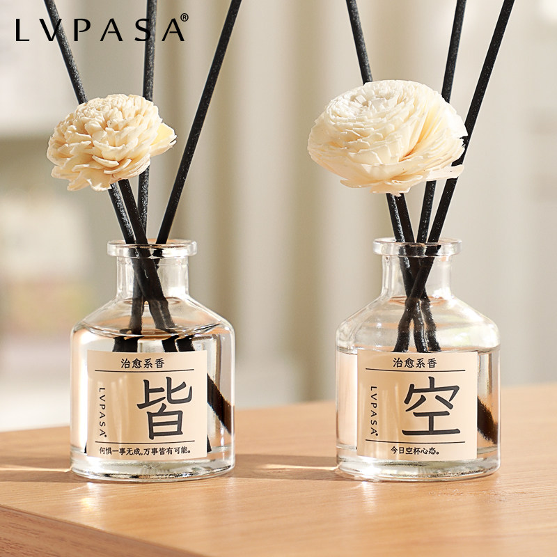 香薰精油卧室内摆件家用栀子花酒店房间香水香氛厕所卫生间除臭用