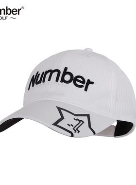 Number 高尔夫户外运动休闲遮阳帽男女通用鸭舌帽 NMH-033