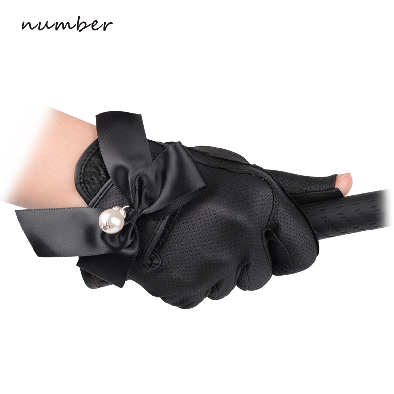 露指透气高尔夫双手套